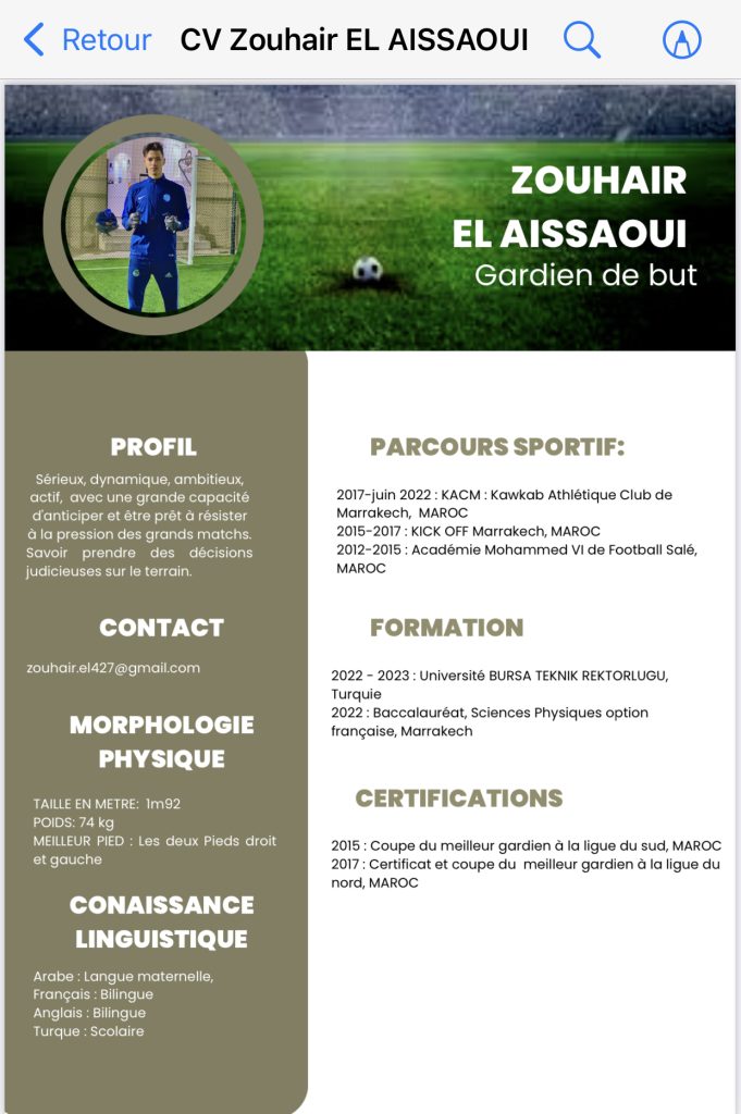 Zouhair El aissaoui